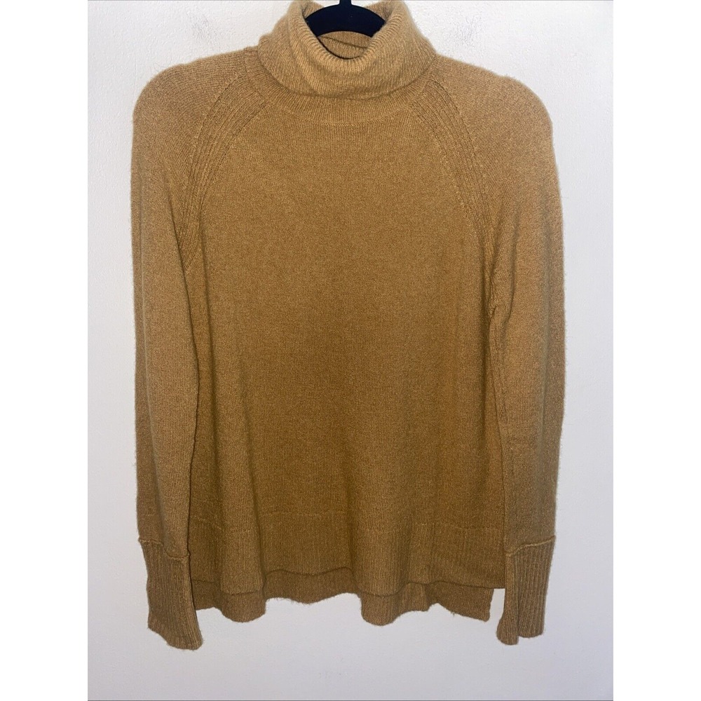 J. CREW Women's Brown Turtleneck Wool Blend Sweater Size XS
